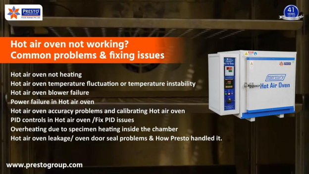 Hot air oven not working? Common problems & fixing issues